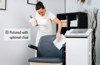 PF TonerPro pictured with optional chair